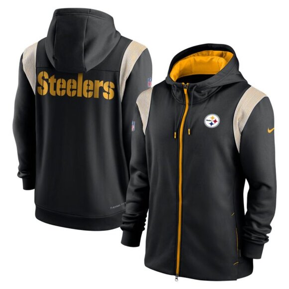 Nike Other - Sold Pittsburgh Steelers Men's Nike Therma Sideline Full Zip Hoodie NWOT